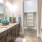 a bathroom with a sink and a shower